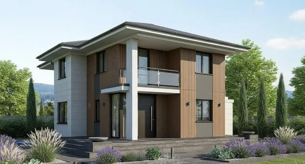 Проект Двухэтажный дом 13 на 16, 187 м2