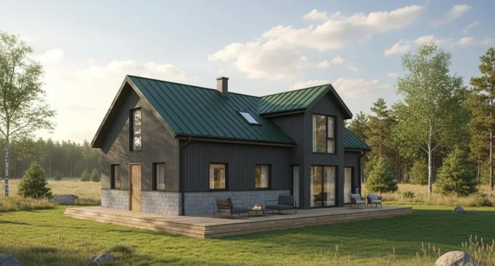 Проект Двухэтажный дом 15 на 10, 200 м2