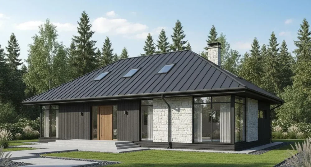 Проект Двухэтажный дом 17 на 15, 181 м2