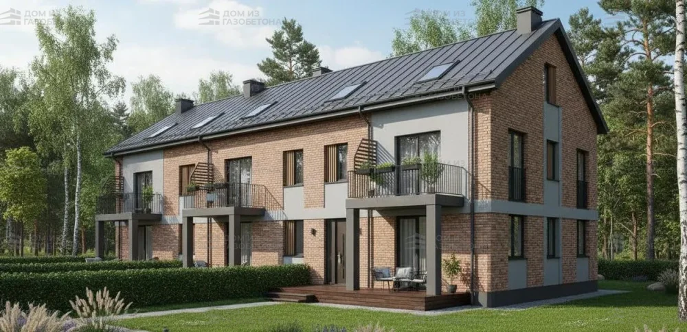 Проект Двухэтажный дом 26 на 14, 117 м2